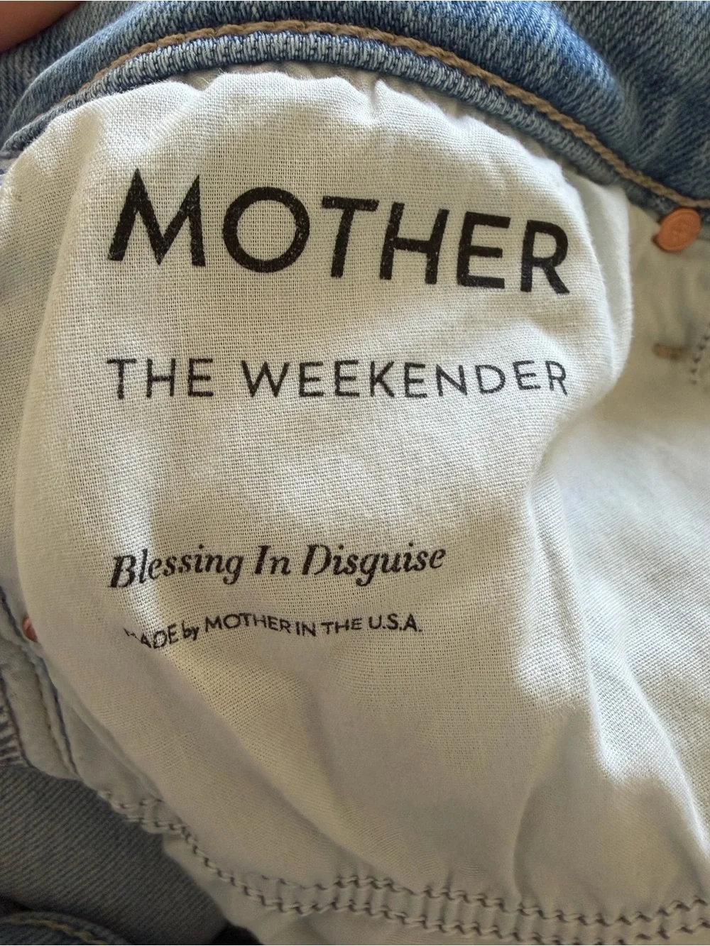 Mother The Weekender Blessing in Disguise size 30 - Picture 10 of 13